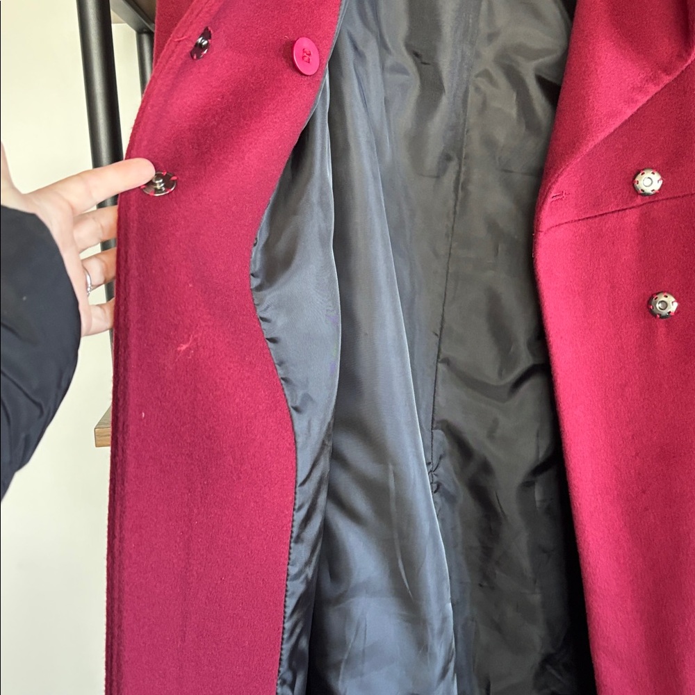 Tahari Wool Coat Size S P - Picture 6 of 14